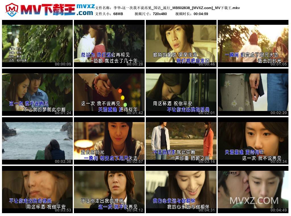 李华-这一次我不说再见_国语_流行_MB502838